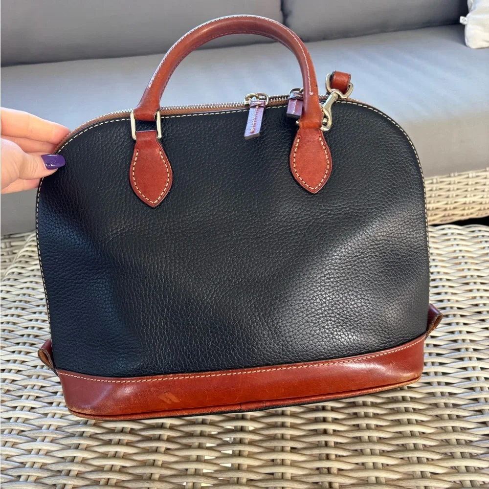 Dooney and Bourke Pebble Leather‎ Zip Top Satchel